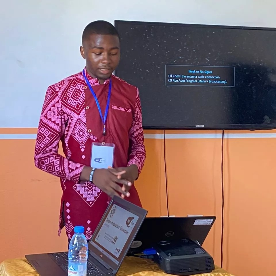 Students in training session